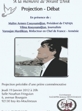 Affiche Hrant dink 19 janvier 2012