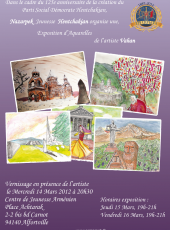 Vernissage de l'artiste Vahan