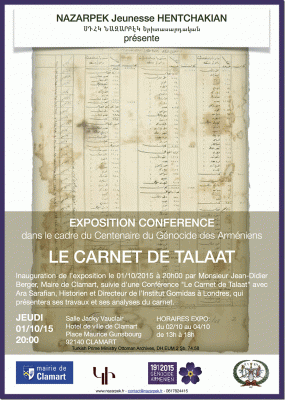 Exposition conférence - le carnet de Talaat
