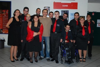 Vardan Pedrossian et l'équipe de Nazarpek